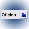 LETRERO OFICINA 7.6x22.8 cm. HY-KO