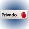 LETRERO PRIVADO 7.6x22.8 cm. HY-KO