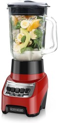 BLACKDECKER BL1210BG PowerCrush Blender with 6-Cup Glass Jar, Black