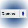 LETRERO DAMAS 7.6x22.8 cm. HY-KO