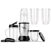 Magic Bullet Blender, Small, Silver, 11 Piece Set