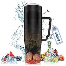 MoKo Portable Personal Blender,300W Blender For Shakes and Smoothie,22 oz Portable Sized Blender with 6 Blades,BPA Free,Cordless