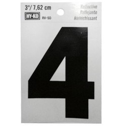 NÚMERO 4 REFLECTIVO 3 PULGADAS HY-KO