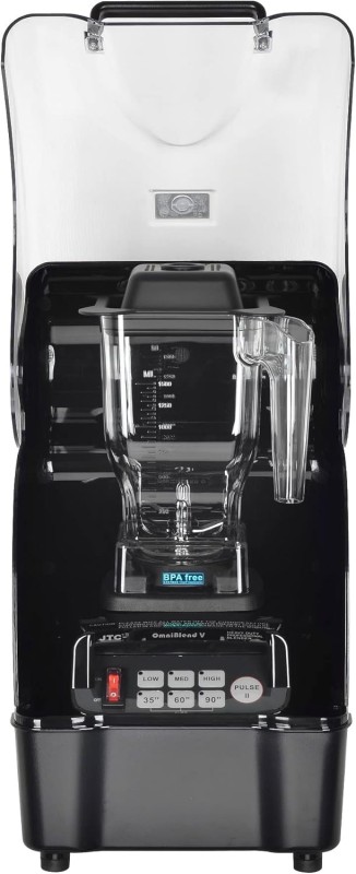 OmniBlend Omni-Q TM-800BQ Commercial Quiet Smoothie Blender, Full Sound Enclosure, 1.5 Liter BPA-Free Container, Self Cleaning, 
