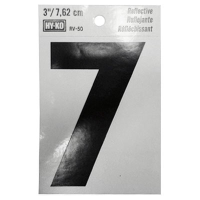 NÚMERO 7 REFLECTIVO 3 PULGADAS HY-KO