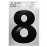 NÚMERO 8 REFLECTIVO 3 PULGADAS HY-KO