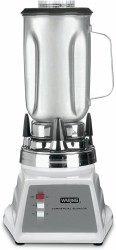 Licuadora comercial Waring de 2 velocidades con recipiente de acero inoxidable, 32 onzas, plateada