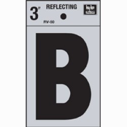 LETRA REFLECTIVA 3 PULGADAS B HY-KO