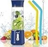 Botellas de Licuadora Portátiles TastLi, Mini Copa Juicer de Frutas Eléctricas de 17 oz, USB Recargable