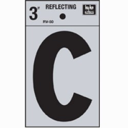 LETRA REFLECTIVA 3 PULGADAS C HY-KO