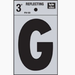 LETRA REFLECTIVA 3 PULGADAS G HY-KO