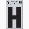 LETRA REFLECTIVA 3 H HY-KO.