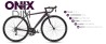 BICICLETA RUTA ALUBIKE ONIX DIM 16 VELOCIDADES 2016