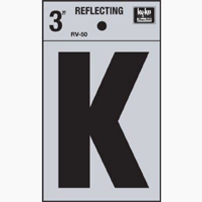 LETRA REFLECTIVA 3 PULGADAS K HY-KO.