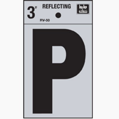 LETRA REFLECTIVA 3 PULGADAS P HY-KO.