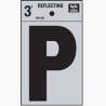 LETRA REFLECTIVA 3 PULGADAS P HY-KO.