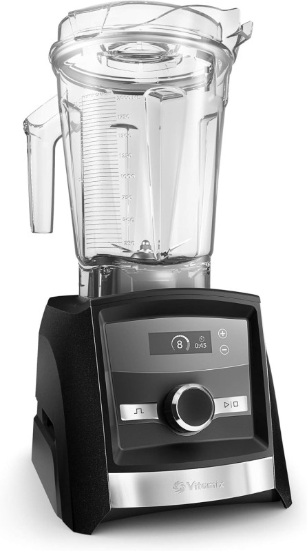 Mezcladora inteligente de la serie Ascent Vitamix A3300, de grado profesional, 64 oz. contenedor de perfil bajo, negro