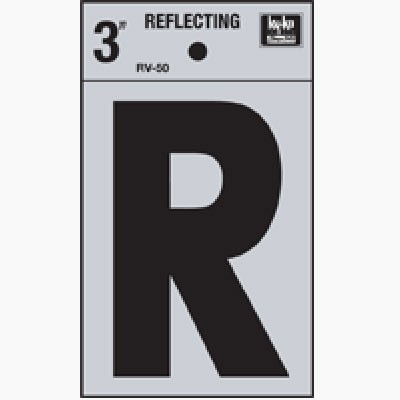 LETRA REFLECTIVA 3 PULGADAS R HY-KO