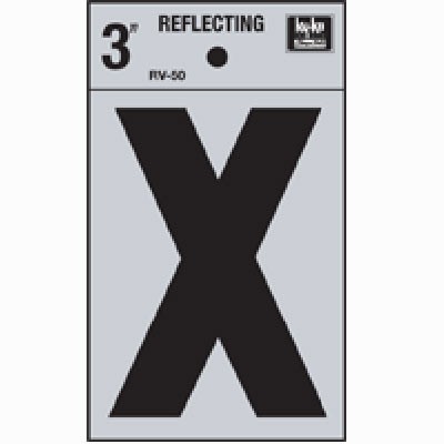 LETRA REFLECTIVA 3 PULGADA X HY-KO