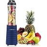 La Reveuse Smoothies Blender Personal Size 300 Watts con Botella Deportiva de Viaje Portátil sin BPA de 18 oz, Navy