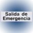 LETRERO SALIDA DE EMERGENCIA 7.6x22.8 cm. HY-KO