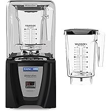 Blendtec Connoisseur 825 SpaceSaver - Licuadora de grado comercial - Wildside + y Jarra FourSide con tapa de agarre ventilada - 