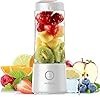 Batidora portátil Hotsch recargable por USB, 6 cuchillas, mini taza exprimidora de 13,5 oz para batidos, batidos, deportes, viaj