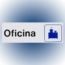 LETRERO OFICINA 7.6x22.8 cm. HY-KO