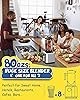 CRANDDI Commercial Blenders 1800W, 80oz Professional High-Speed Countertop Blenders for Smoothies, Self-Cleaning, Come with Tamp