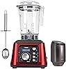 Tribest Dynapro DPS-2250 Blender de Alta Velocidad 2.5HP con Vacum, Certificado Comercialmente,Rojo, Talla Única