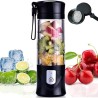 Licuadora portátil, USB Travel Juice Cup Baby Food Mixing Juicer Machince con cuchillas actualizadas 6 con motor potente Batería