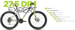 BICICLETA R.27.5 ALUBIKE A275 DIM EXPERT 2018