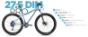 BICICLETA R.27.5 ALUBIKE A275 DIM PRO 2018