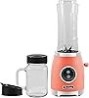 Americana EPB399C BPA Free Glass Blending Jar y Tritan Sports Bottle Blend Smoothie personal, Crush Ice, Shakes, Keto Protein Bl