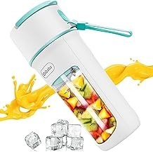 Portable Blender, personal Blender For Shakes and Smoothies, Personal Blender USB Rechargeable, Fresh Juice Blender With 10 Blad