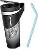 Batidora portátil en movimiento, Batidora portátil para batidos, Botella agitadora de proteínas eléctrica, Batidora personal IPX