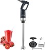VEVOR Mezcladora de Inmersión Comercial, Mezcladora de Mano Heavy Duty de 750W 20", Mezcladora de Palo de Cocina de Velocidad Va