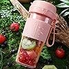 Exprimidor portátil: mini mezclador con batería recargable USB para batidos y batidos, exprimidor portátil Travel Blender, mater
