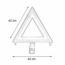 TRIANGULO DE SEGURIDAD PLAST 43.5cm C/ESTUCHE 10942 TRUPER.