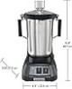 Hamilton Beach Commercial HBF900S Expeditor Culinary Food Blender, acero inoxidable, 3.5 caballos de fuerza