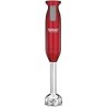 Mezclador de mano de inmersión Cuisinart CSB-76MR SmartStick de 200 vatios, rojo metálico