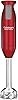 Mezclador de mano de inmersión Cuisinart CSB-76MR SmartStick de 200 vatios, rojo metálico