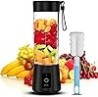 Licuadora portátil, YKSINX Personal Mini Blender Batidos y batidos USB Recargable Juicer Cup Travel Handheld Fresa de jugo fresc