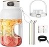 Yulyoie Multifuncional Portable Juicer Cup with Digital Display, 2024 Nuevo Multifuncional Portable Juicer Cup, Personal Blender