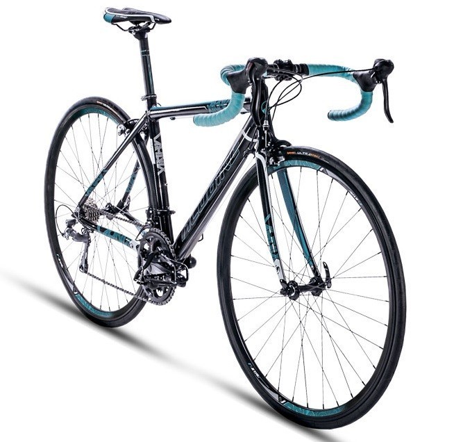 BICICLETA RUTA ALUBIKE ONIX DIM 16 VELOCIDADES 2016