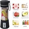 Licuadora Portátil-Jugador de Frutas y Verduras-Para Deportes de Viaje Cocina-380Ml Con 6 Cuchillas-WENPIC Mezcladora de Aliment