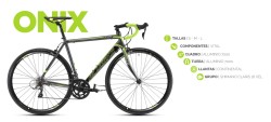 BICICLETA RODADA 700 ALUBIKE ONIX 2018