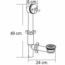 DESAGUE PVC P/BAÑERA TRIP LEVER ES-FLO.