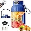 Yulyoie Multifuncional Portable Juicer Cup con Pantalla Digital, 2024 Nuevo Mini Smoothie Blender, Portable Juicer Cup, Doble Me