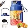 Yulyoie Multifuncional Portable Juicer Cup con Pantalla Digital, 2024 Nuevo Mini Smoothie Blender, Portable Juicer Cup, Doble Me